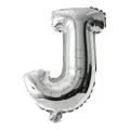 Partyforte Alphabet Balloon - J Silver (16 Inch)