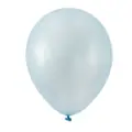 Partyforte 12 Light Blue Metallic Balloon 100S