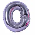 Partyforte Alphabet Balloon - O Silver (40 Inch)
