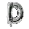 Partyforte Alphabet Balloon - D Silver (40 Inch)