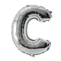 Partyforte Alphabet Balloon - C Silver (40 Inch)
