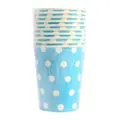 Partyforte Blue Polka Dot Paper Cups 200Ml
