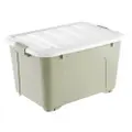 Sweet Home Movable Storage Box With Wheels - 66L (Green)