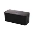Lovihome Cable Organizer Socket Storage Box - Medium Black