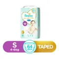 Pampers Premium Care Diapers - S (4 -8Kg)