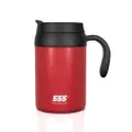 555 Stainless Steel Vacuum Thermal Office Mug (Red)