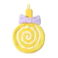 Sweet Home Double-Layer Thickened Lollipop Hand Towel-Yellow