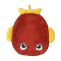 Sweet Home Cute Animals Hand Thickened Towel-Red Brown Fish