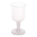 Partyforte Premium Disposable Clear Wine Glass