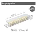 Sweet Home Stackable Fridge Organizer-S-Lidlessx2