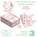 Sanrio Hello Kitty 3D4Ply Disposablemaskkid 6-11 Y.O. (Spring