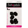 Foot Petals Spot Dot Cushions 6 Pcs - Black