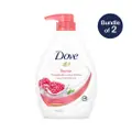 Dove Pomegranate & Lemon Body Wash X 2