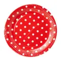 Disney Procos Red Polka Dots Paper Plate