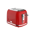 Odette Jukebox Series 2-Slice Bread Toaster (Red)