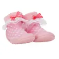 Nuby Pink W/White Dots Sock Shoes Large (135Mm)