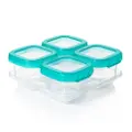 Oxo Tot Baby Blocks Freezer Storage Containers 4Oz - Teal