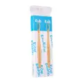 Nordics Kids Bamboo Toothbrush With Blue Bristles Twin Pack