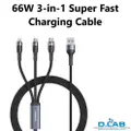 D.Lab 66W 3-In-1 Super Fast Charging Cable (1260G5)