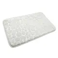 Amark Full Cotton Non-Slip Bathroom Mat 45X70Cm (Grey)