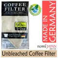 Nomi Japan Unbleached Brown Coffee Filter 90Pcs