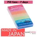 Yamada Japan Weekly Medication Storage 7-Color Tablet Case