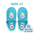 Puku Kid Clogs Size #17 Blue