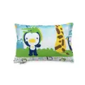 Puku Pillow S With 100 Percent Cotton Case - Zoo Blue
