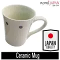 Nomi Japan Off-White Ceramic Mug Dotted Design