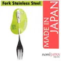 Echo Metal Japan Dessert Fork Stainless Steel Bean Design