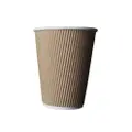 Eco U 12Oz Paper Cups Bio & Disposable - Ripple Wall