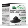Biofinest Charcoal Body Salt Scrub - Exfoliator (250G)