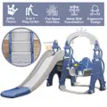 Toddlerfinest 5-In-1 Kids Slide Swing Musical Play Toy (B)