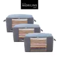 Morilins Set-Of-3 Collapsible Fabric Clothes Storage Organize