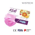 Wistech Kids Pink 3-Ply Surgical Face Mask