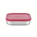 Tramontina Stainless Steel Square Container With Lid 0.8 L