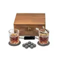 No Brand Whisky Stones Gift Set With 2 Glasses