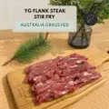 Punched Foods Australian Grass Fed Yg Flank Beef Stir Fry