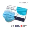 Wistech Adult Blue 4-Ply Surgical Face Mask