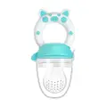 Cubble Baby Food Feeder & Teether - Teal/White