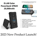 D.Lab D.Lab Solar Powerbank Spb20 (Black)
