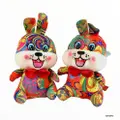 Partyforte Cny Rabbit Plush Toy Traditional Costume (15Cm)
