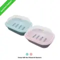 Kjb Lily Plastic Soap Holder With Lid (Assorted Colours)