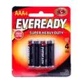 Eveready Super Heavy Duty Aaa4 1.5V Long Lasting Batteries