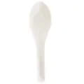 Mtrade Disposable White Plastic Chinese Dessert Spoons (Small