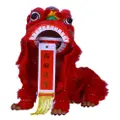 Partyforte Cny Traditional Lion Dance Puppet Toy Deco- Red