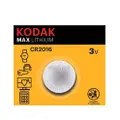Kodak Max Lithium Cr2016 3V Button Batteries