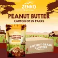 Zenko Superfoods Ancient Grain Clusters - Peanut [24 Pack]