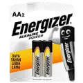 Energizer Alkaline Power Aa2 Battery 1.5V Aa Lr6- Pack Of 2