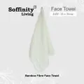 Jstyle Soffinity Bamboo Fibre Face Towel - White
